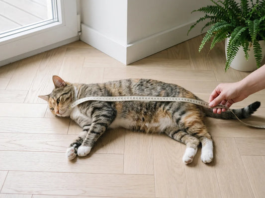 Mesurer son chat pour choisir la taille de son sac de transport