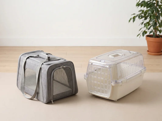 Sac de transport souple et caisse rigide pour chat comparés